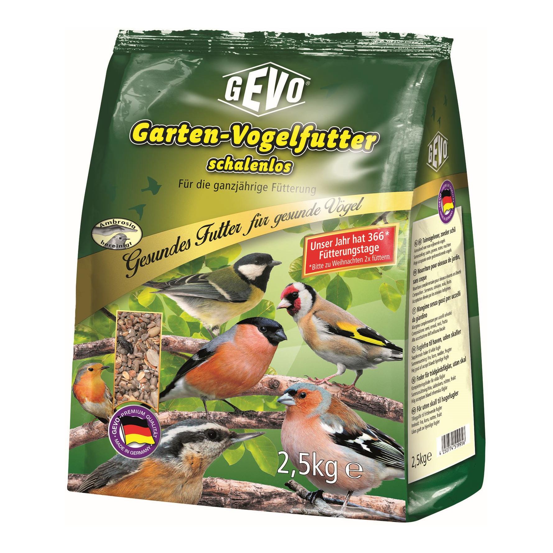 GEVO Nourriture pour oiseaux de jardin, décortiquée