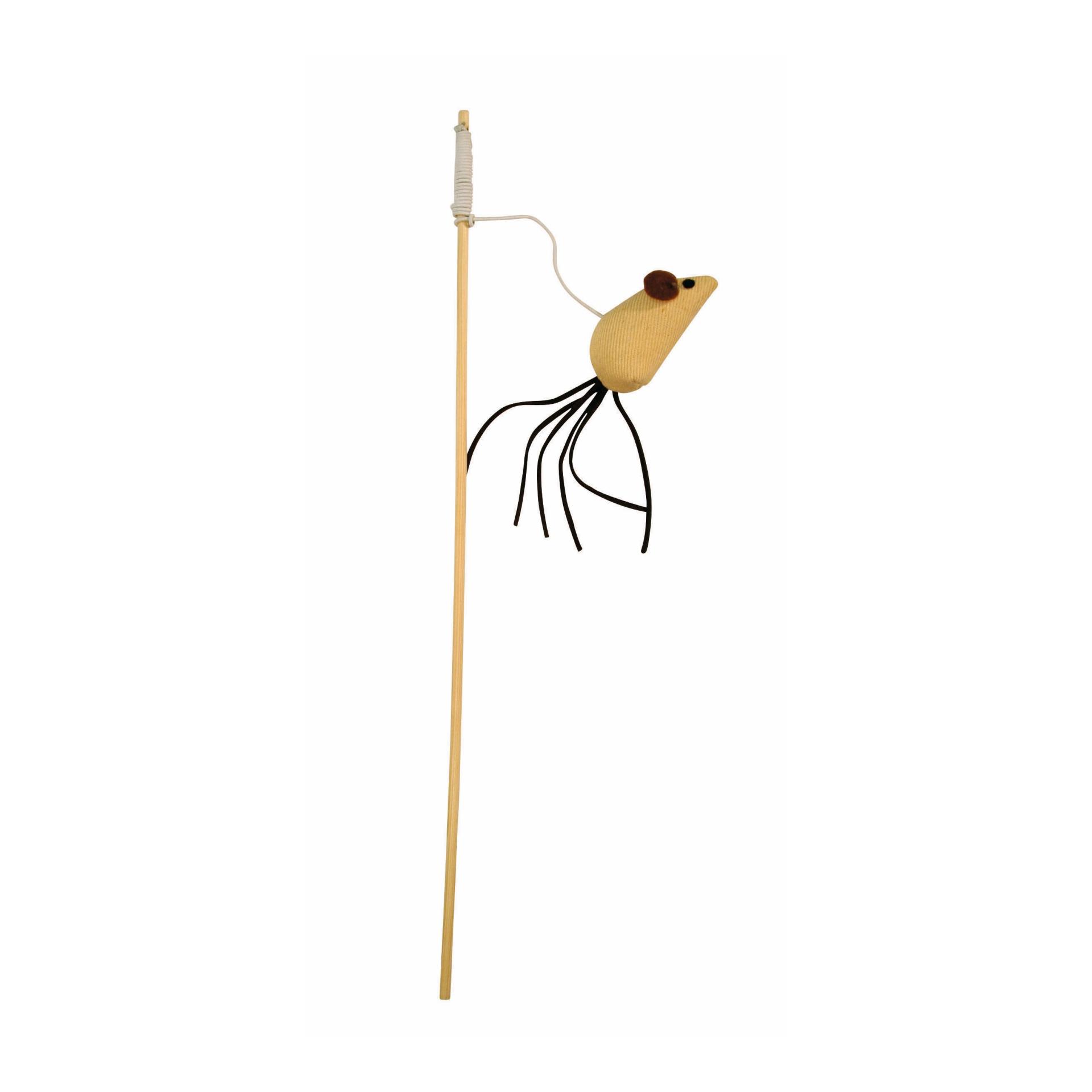 Kerbl Pet Spielangel Maus Nature Braun
