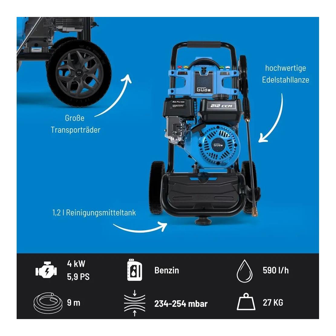 Güde Nettoyeur haute pression à essence Fuel 250