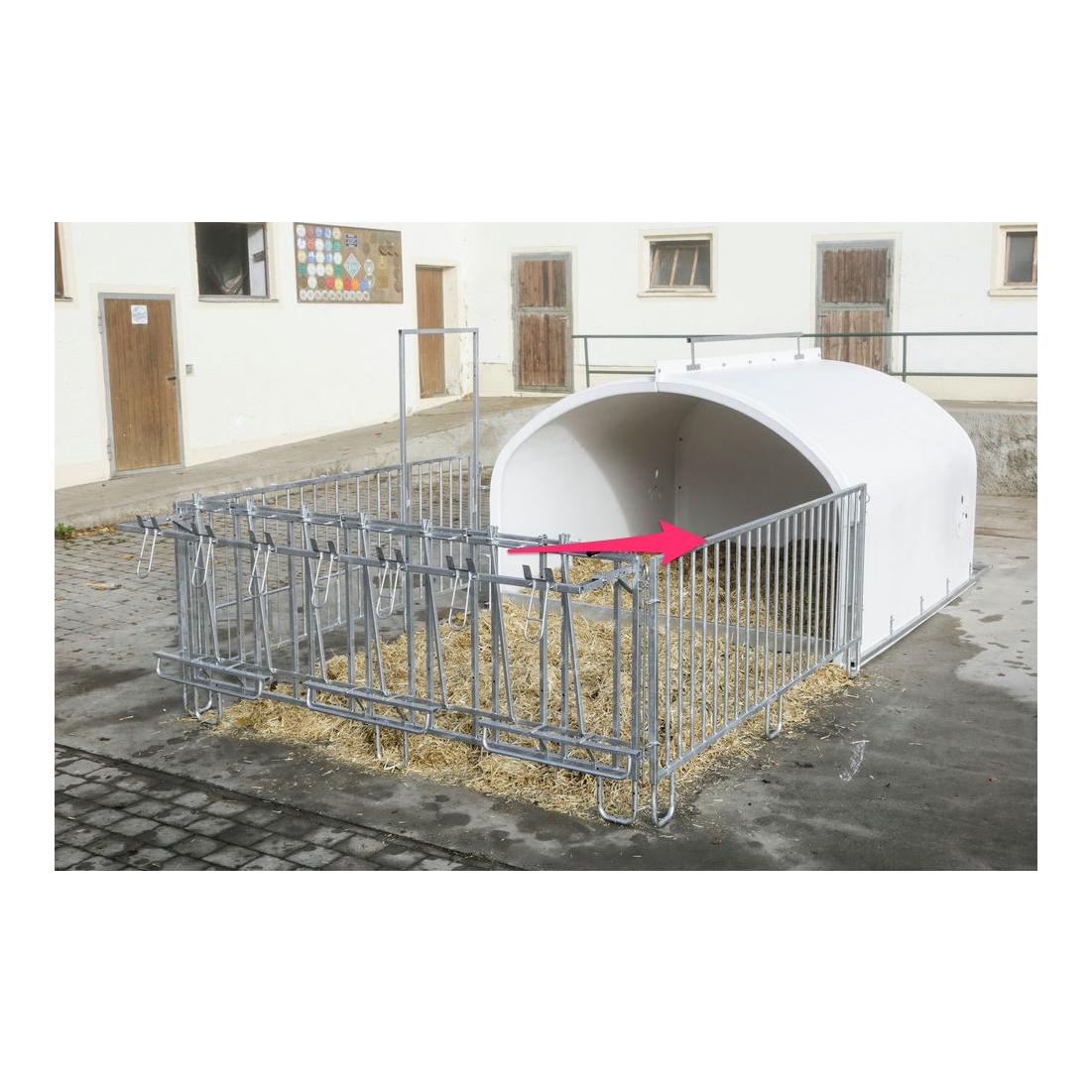 Kerbl Zaunsatz für 829847 mit Tränkeeimer- und Troghalter