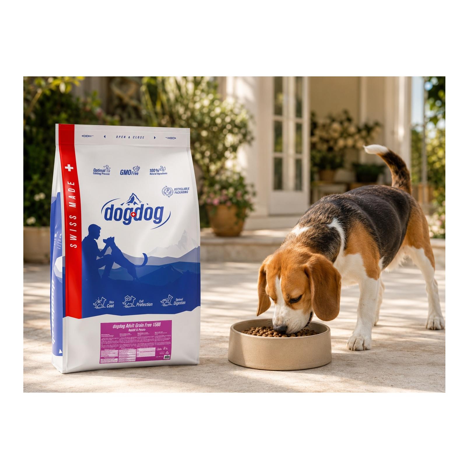 dogdog Adult Grain Free Rabbit & Potato – Getreidefreies Hundefutter mit Kaninchen & Kartoffel