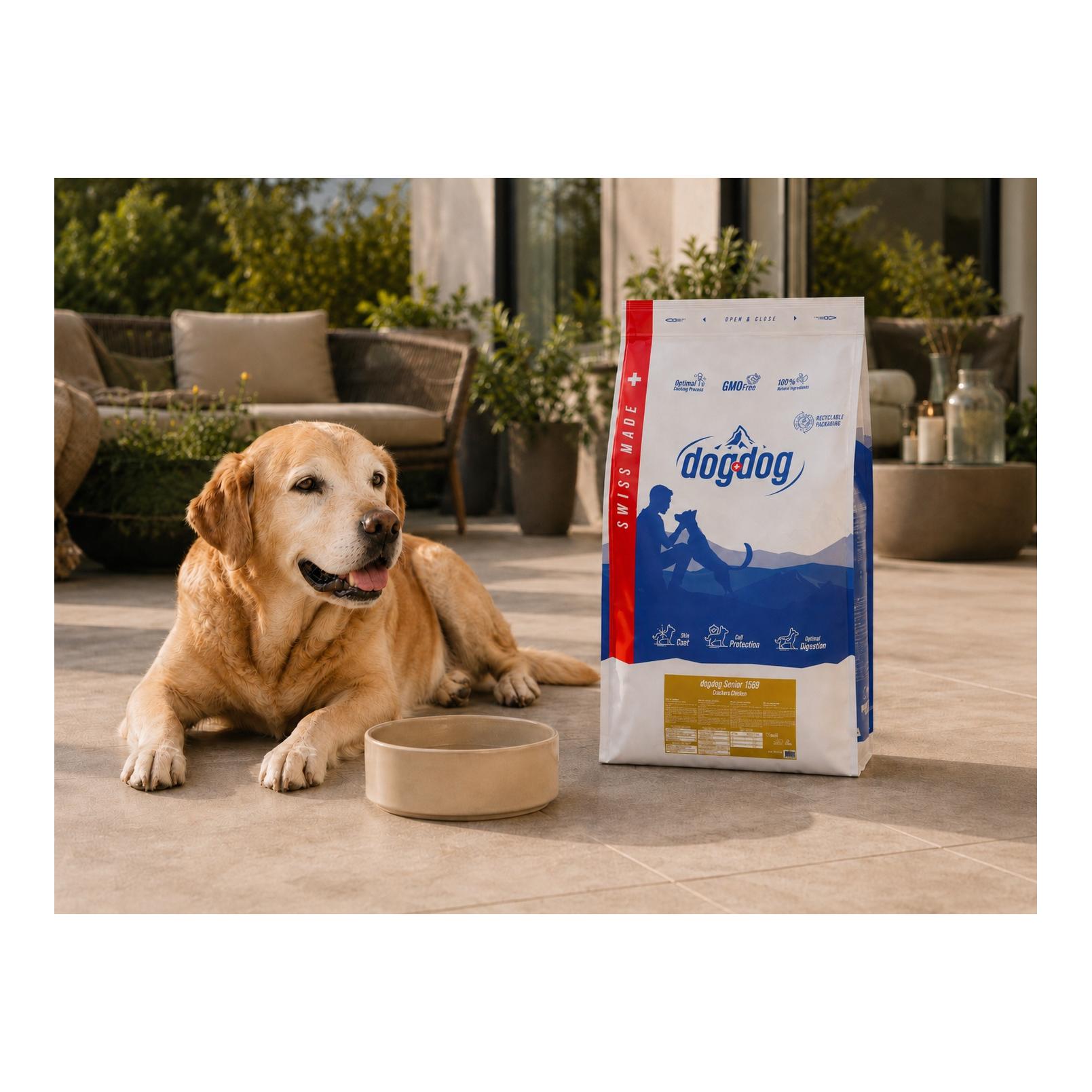 dogdog Senior Crackers Chicken - Hundefutter für ältere Hunde