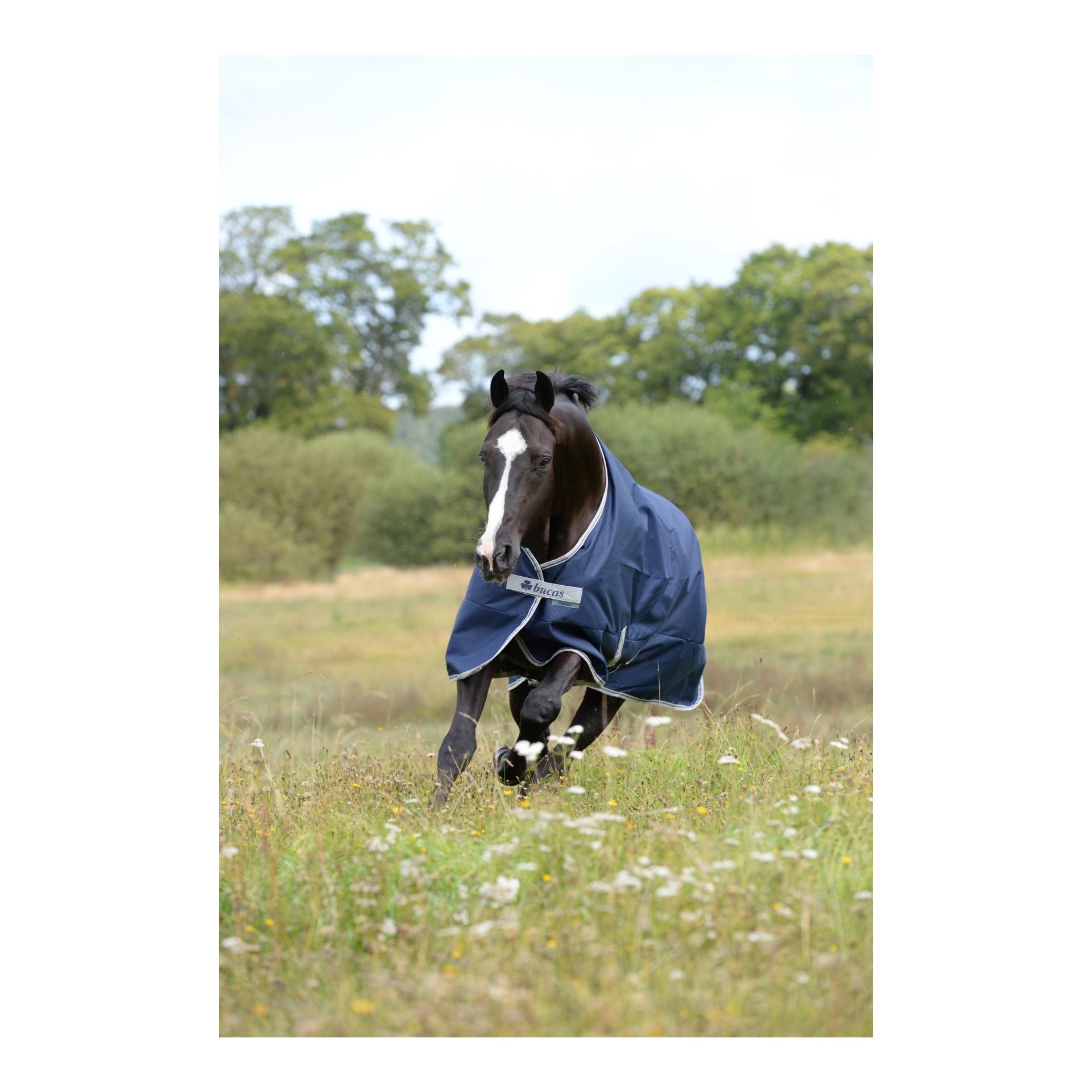 Bucas Weidedecke FREEDOM Turnout 150g - navy/silber