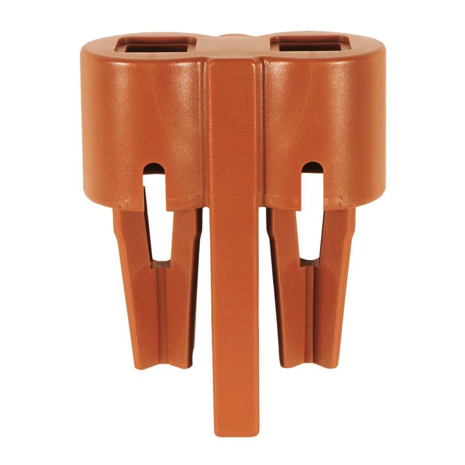 Juwel Bausteinverbinder terracotta