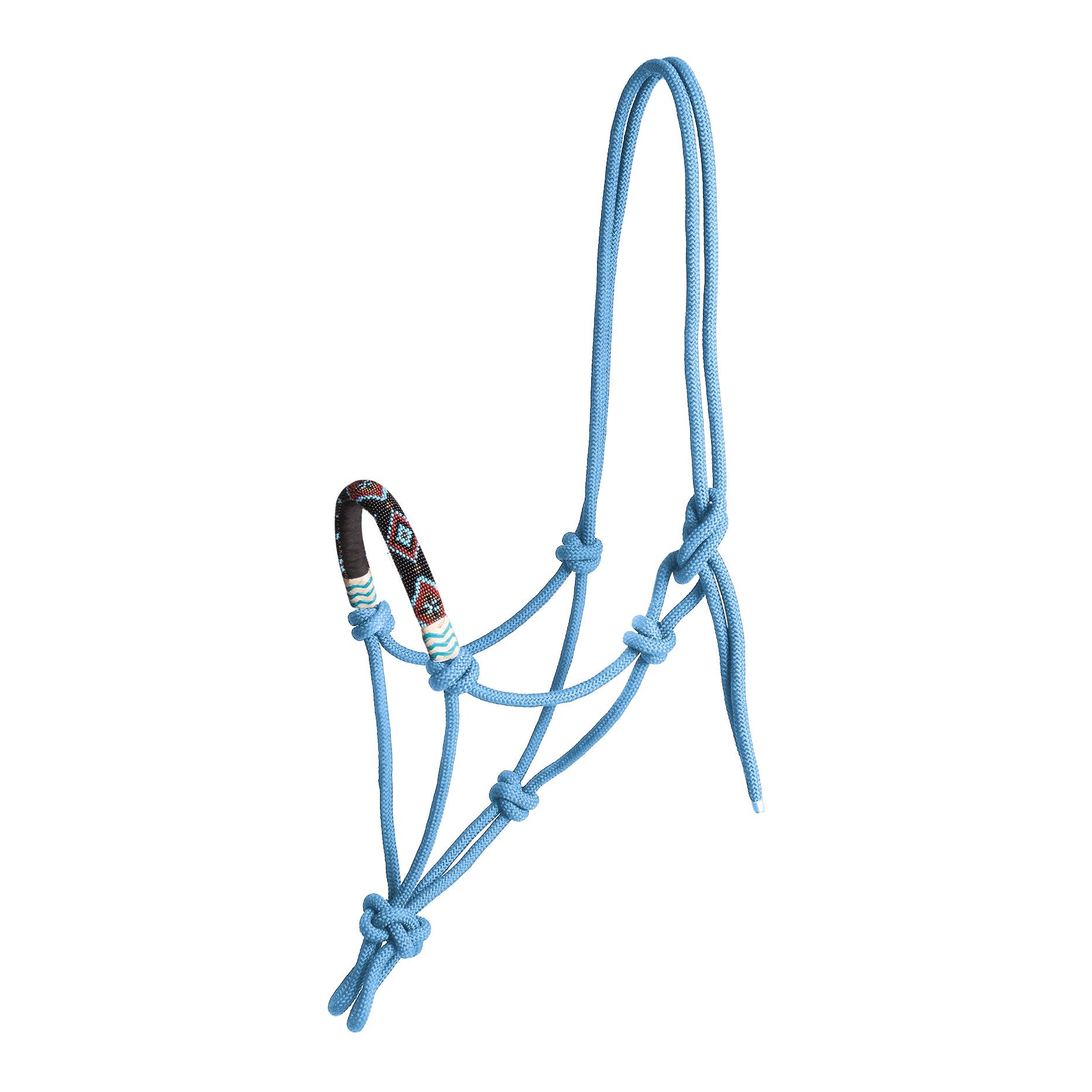 Waldhausen Knotenhalfter Pearls - azurblau