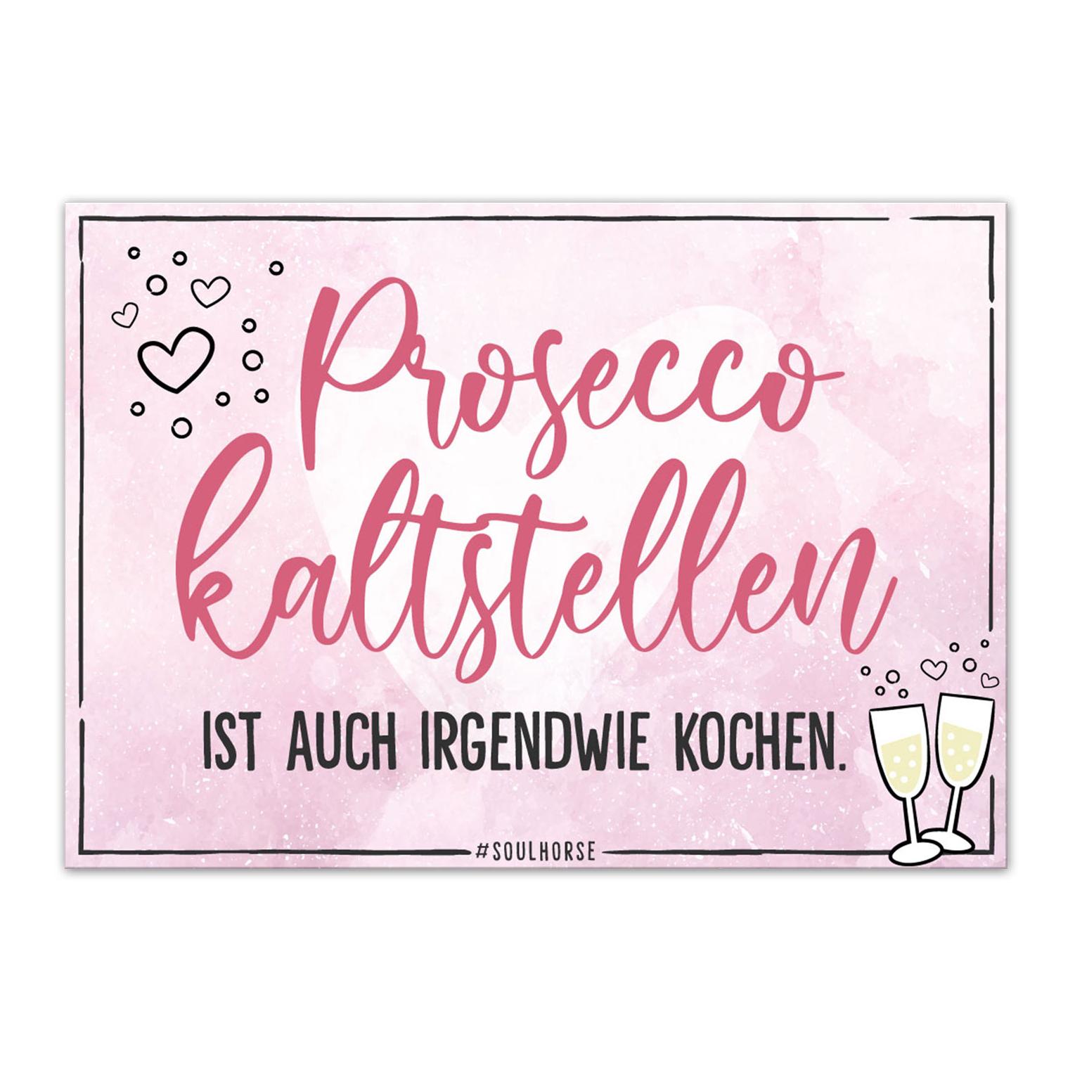 Soulhorse “Prosecco” Stallschild Rosa
