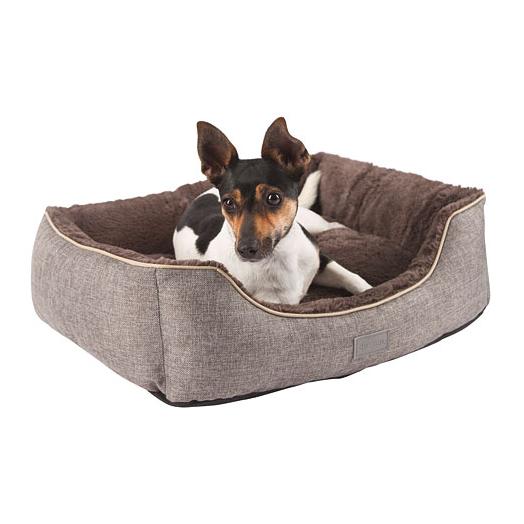 Kerbl Pet Kuschelbett Samuel, grau/braun