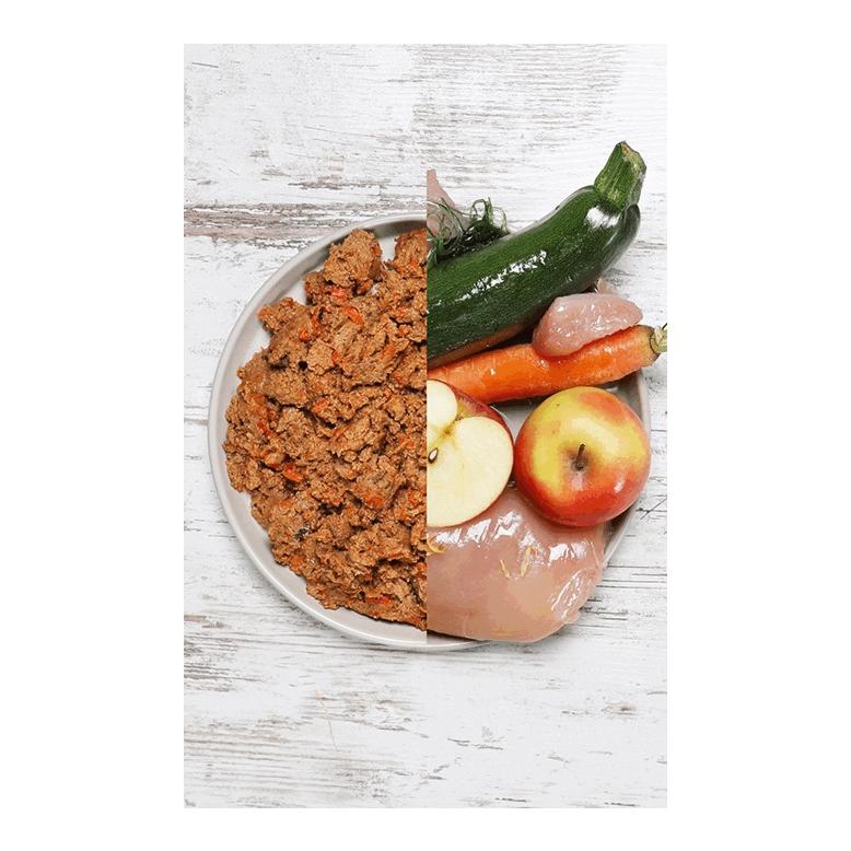 Dog's Love Menu humide Junior Volaille aux courgettes et aux pommes