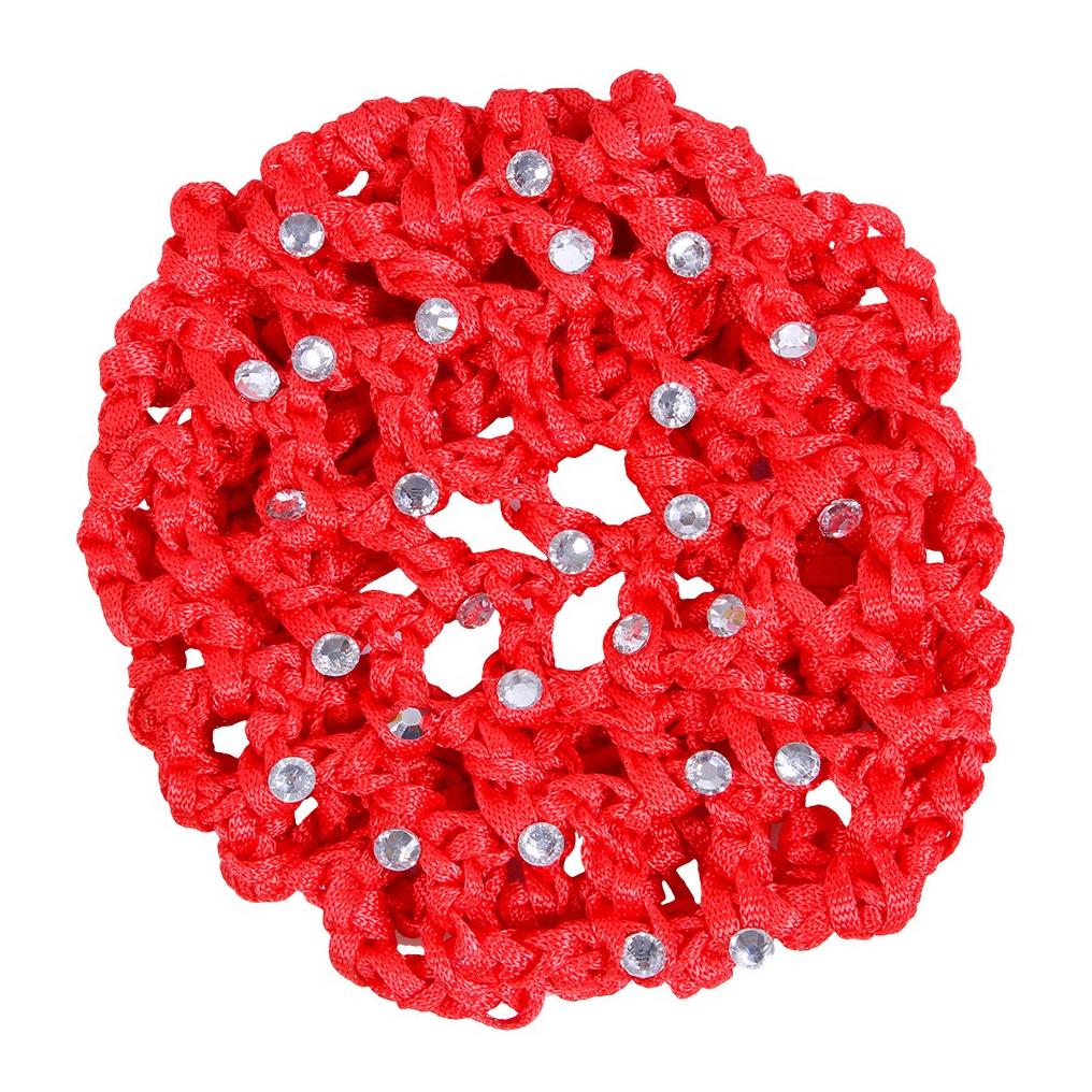 QHP Filet à cheveux Diamond - rouge