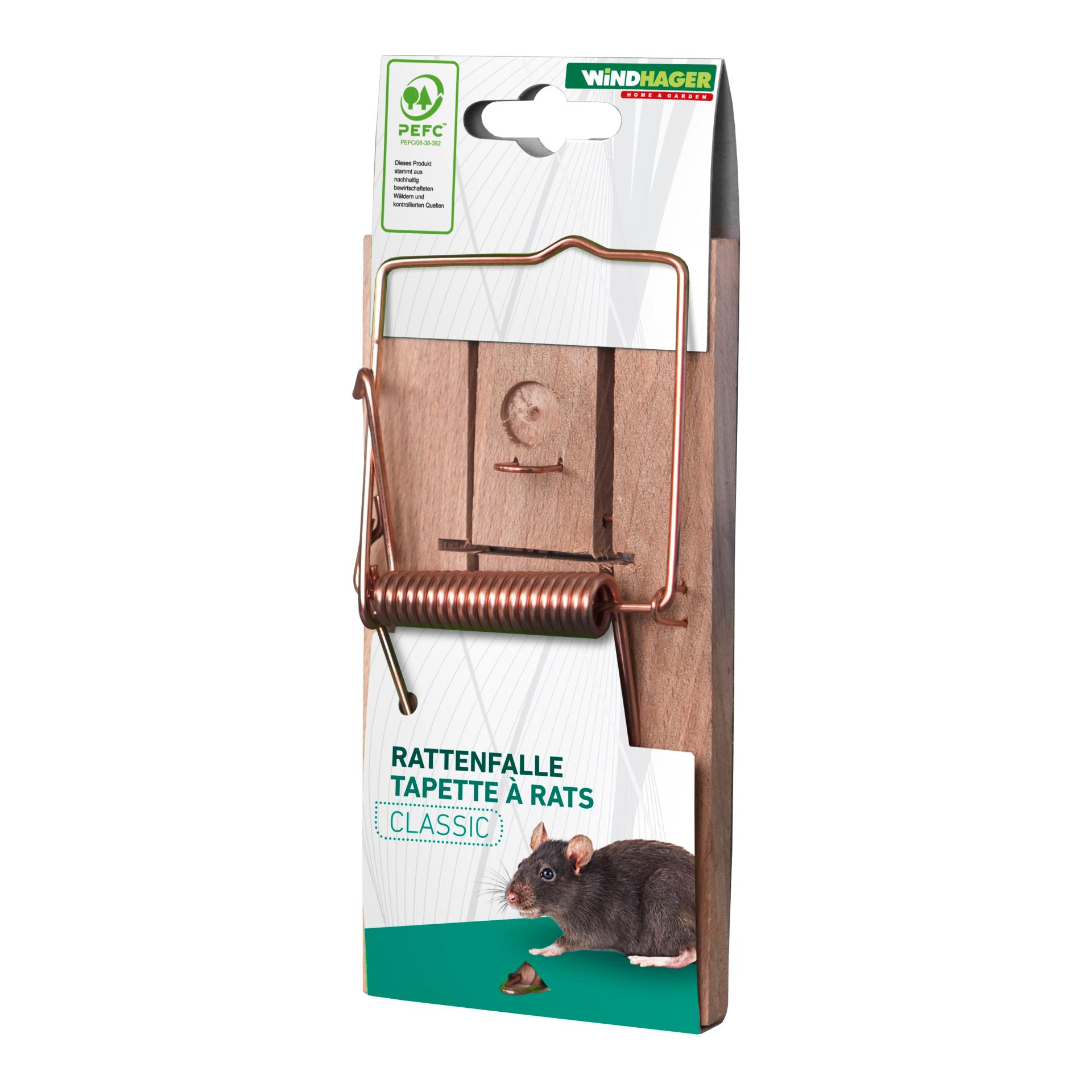 Windhager Piège en bois - rats