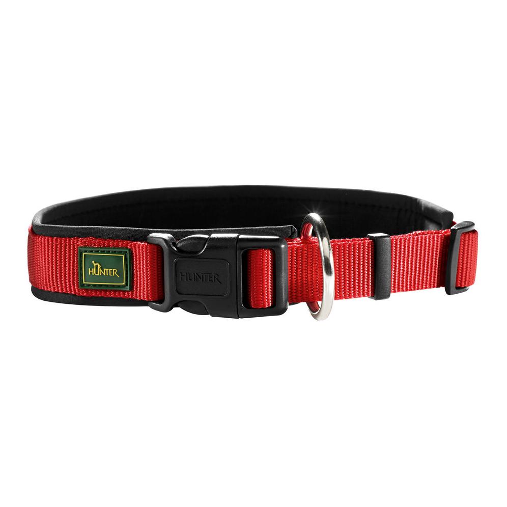 Hunter Halsband Vario Plus Neopren/Nylon - rot/schwarz