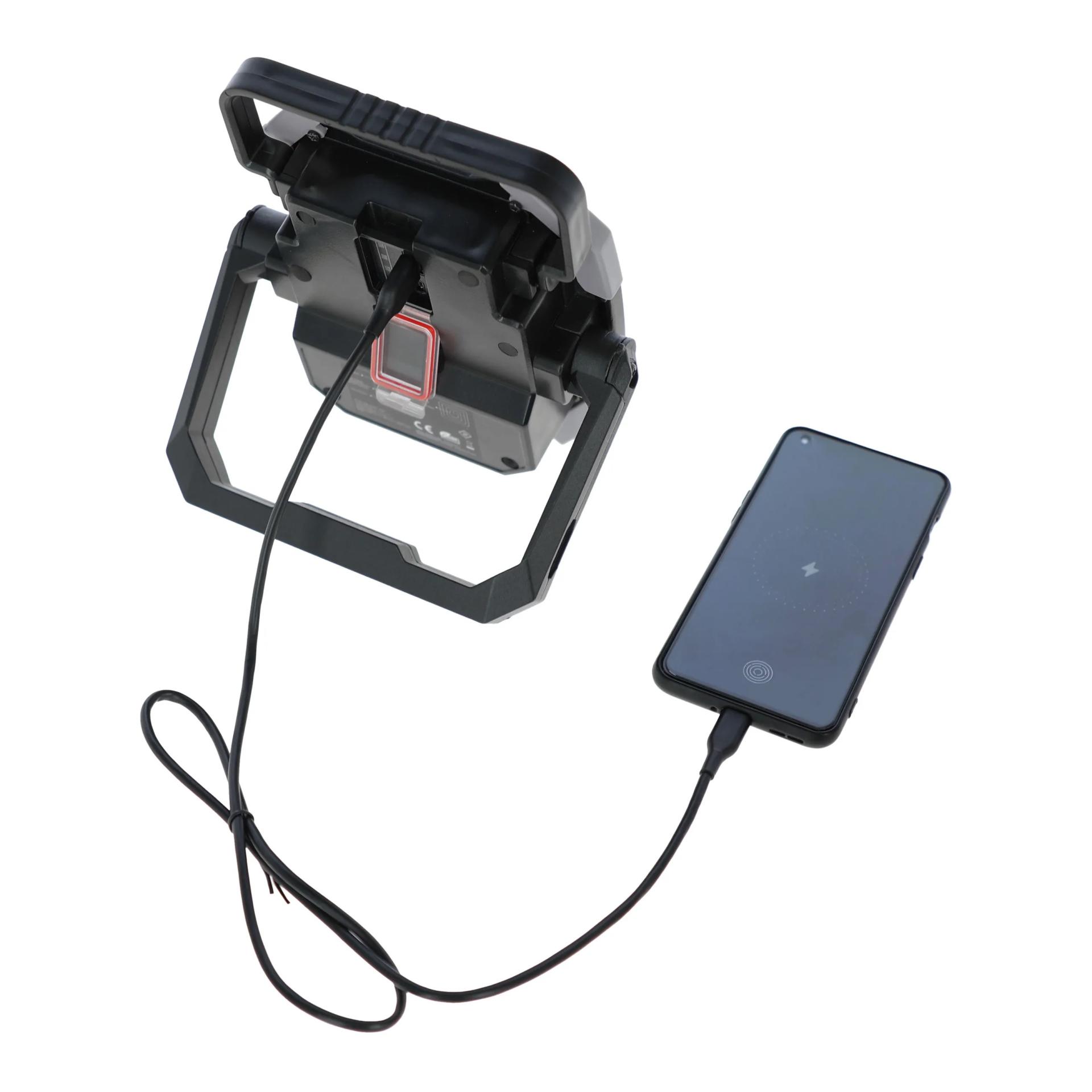 Kerbl Mobiler LED-Akkustrahler, WorkFire Pro 30W