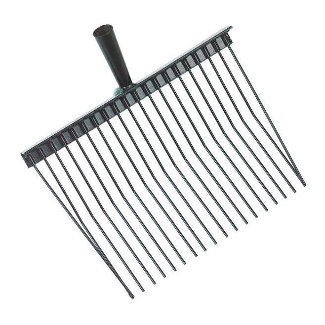 Kerbl Pferdedunggabel Metall Silver