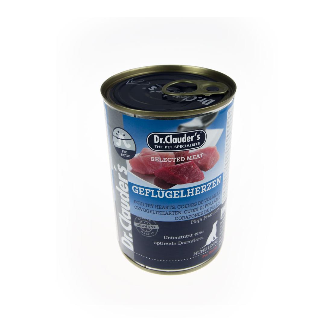 Dr.Clauder's Nourriture humide PreBiotics cœur de volaille
