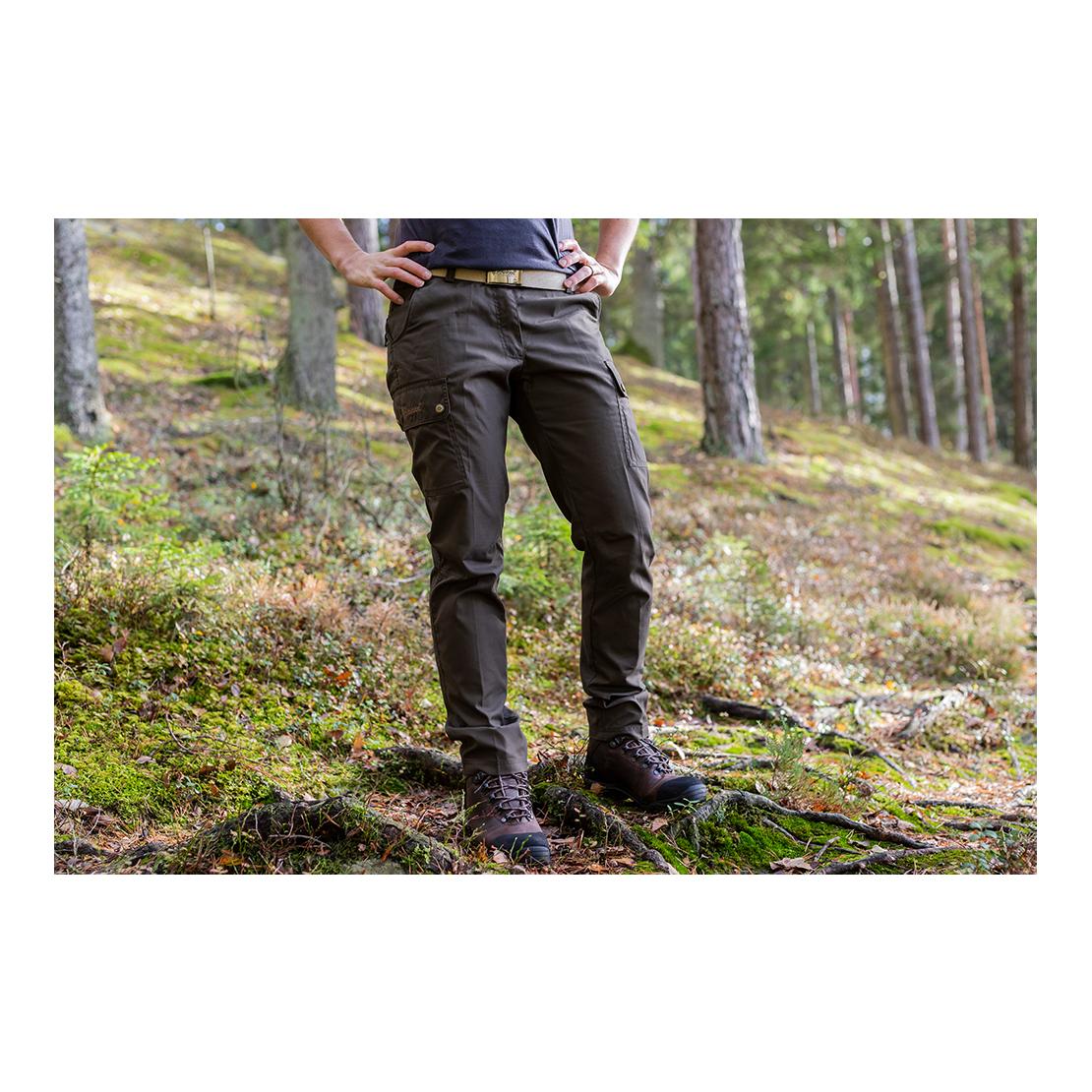 Pantalon pour femmes Finnveden Tighter - olive foncé