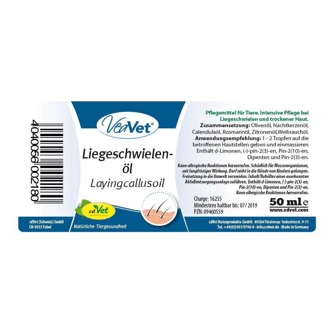 cdVet VeaVet Liegeschwielenöl