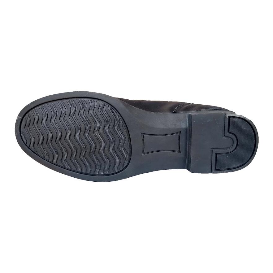 Marengo Reitstiefelette Frontzip Kunstleder