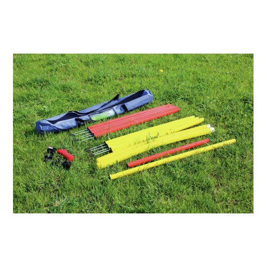 Kerbl Pet Agility Komplett-Set 3-teilig- rot/gelb