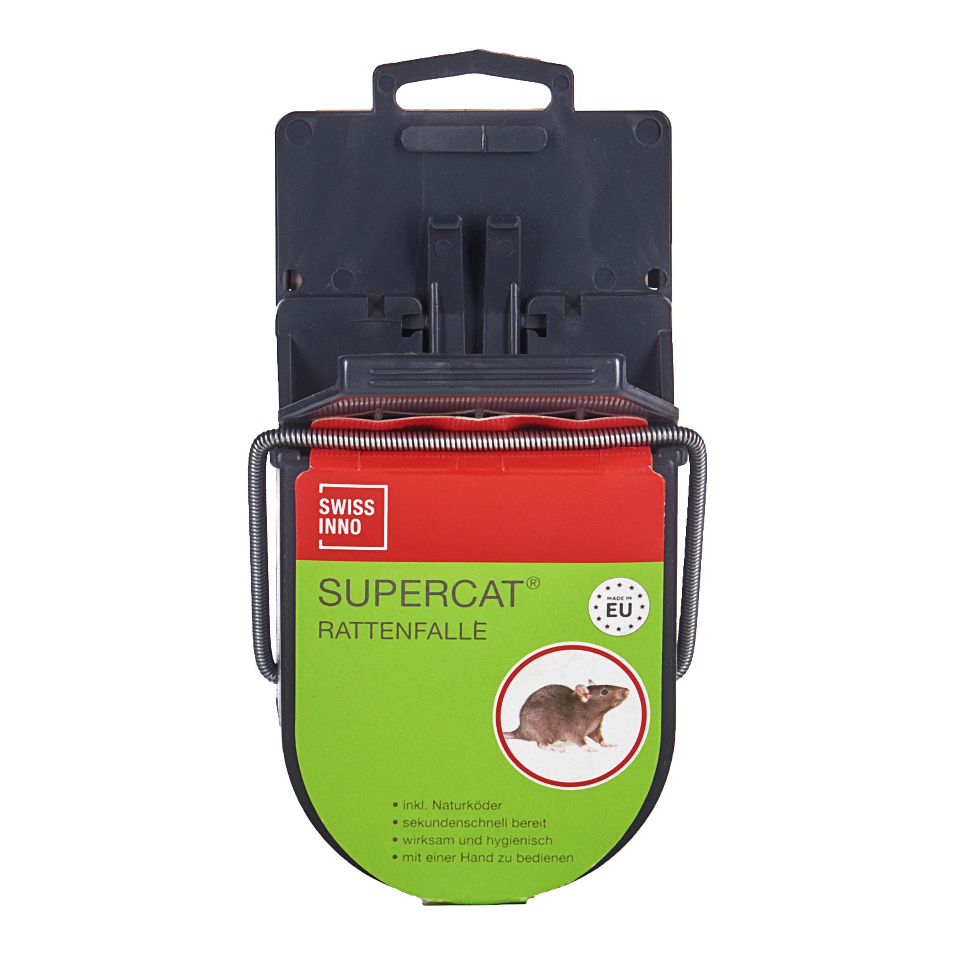 SWISSINNO Piège à rats Supercat - avec appât