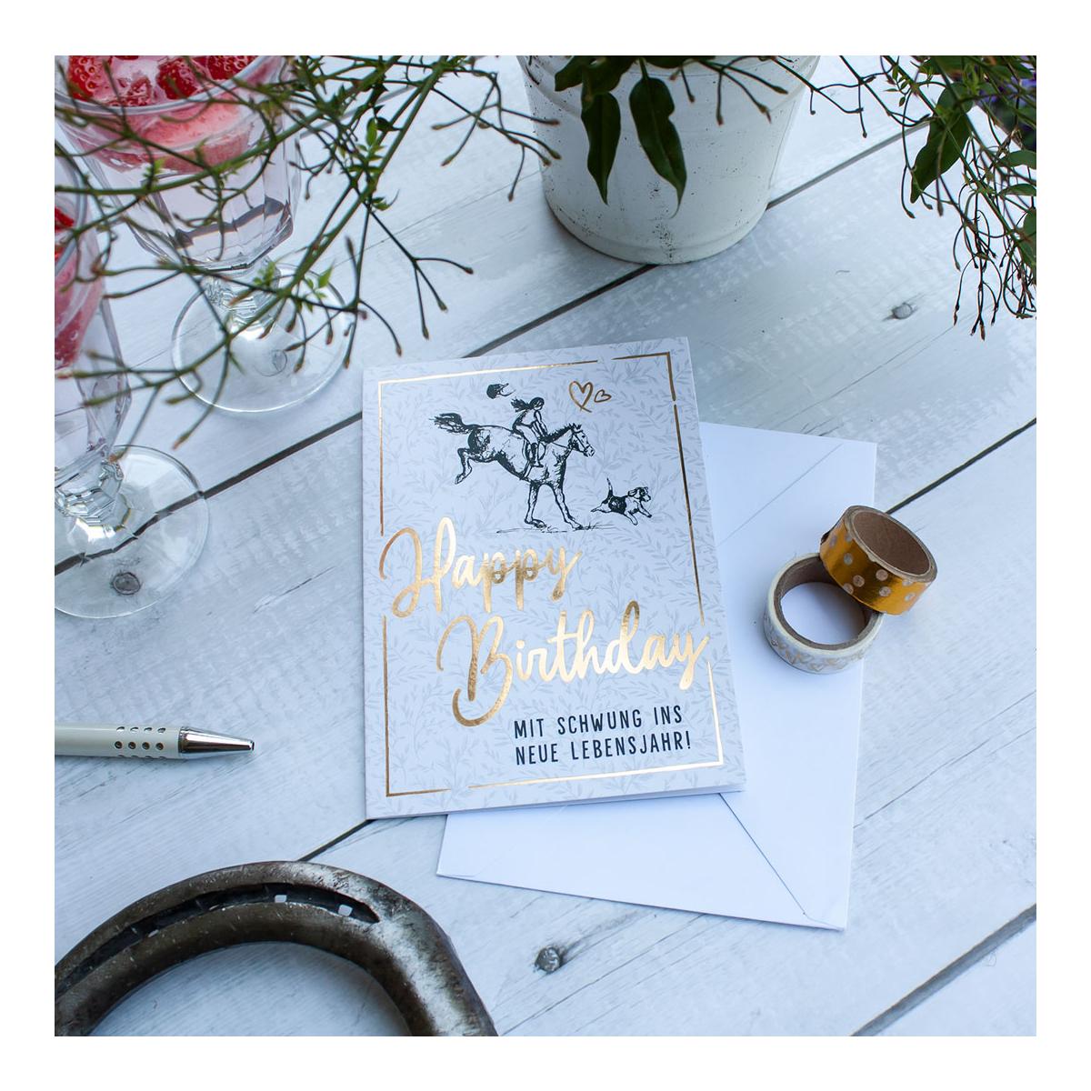 Soulhorse Carte de vœux « Happy Birthday »