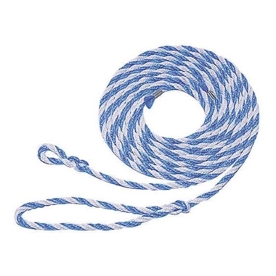 Kerbl Viehtransportstrick mit grosser Schlaufe Blau/Weiss