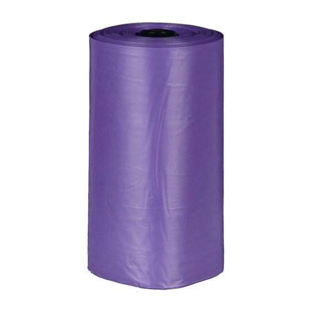 TRIXIE Dog Pick Up Hundekotbeutel mit Lavendelduft, 4 Rollen à 20 St - lila