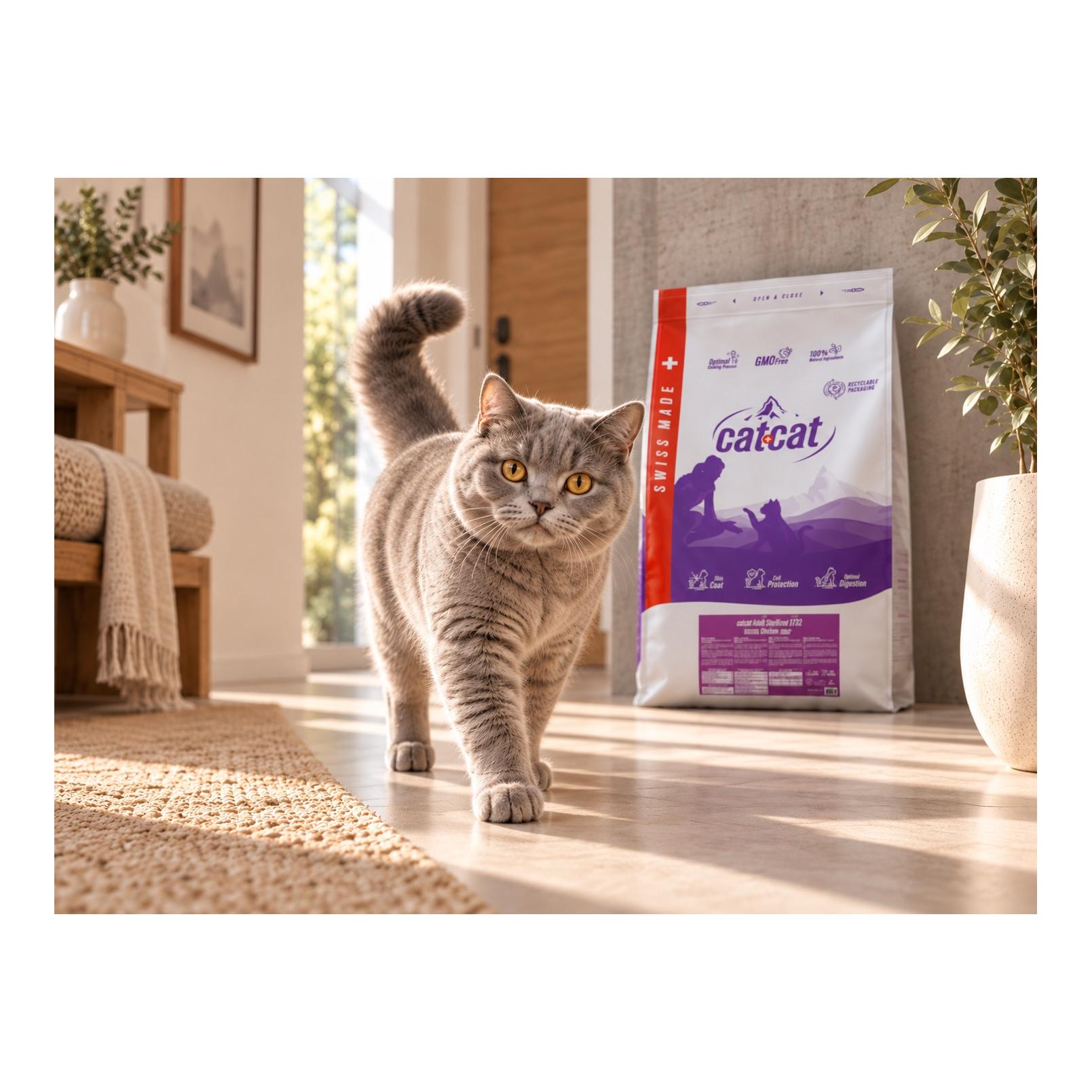 catcat Adult Stérilisé Poulet - Nourriture pour chats stérilisés