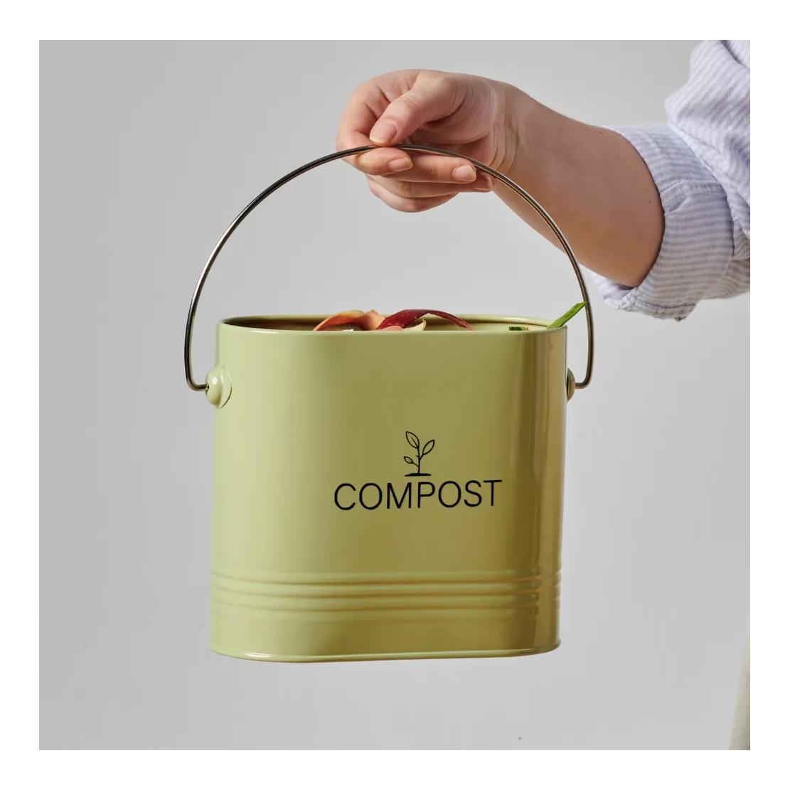 Guillouard Seau à compost ovale - avec filtre