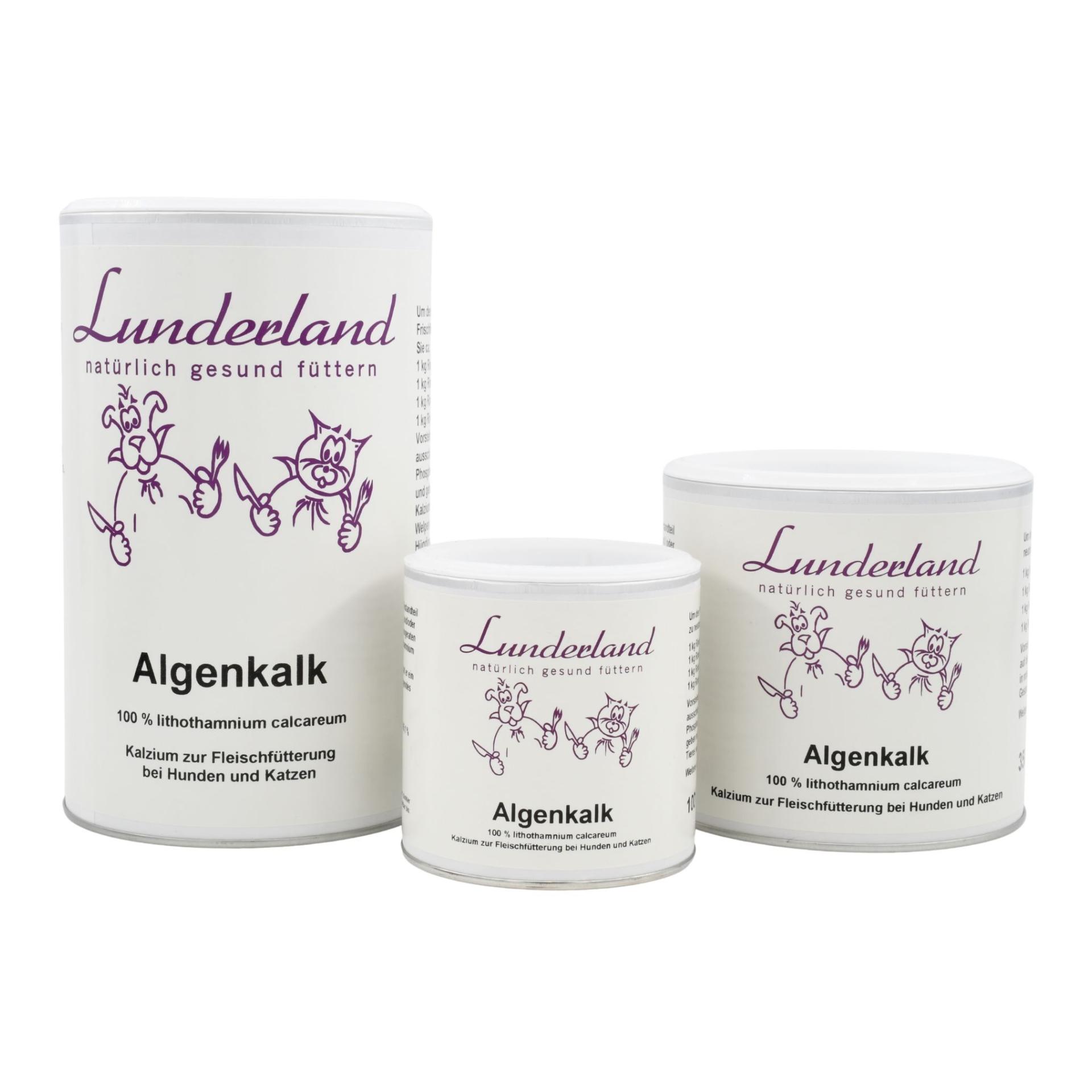 Lunderland Chaux d'algues - Aliment complet pour chiens et chats
