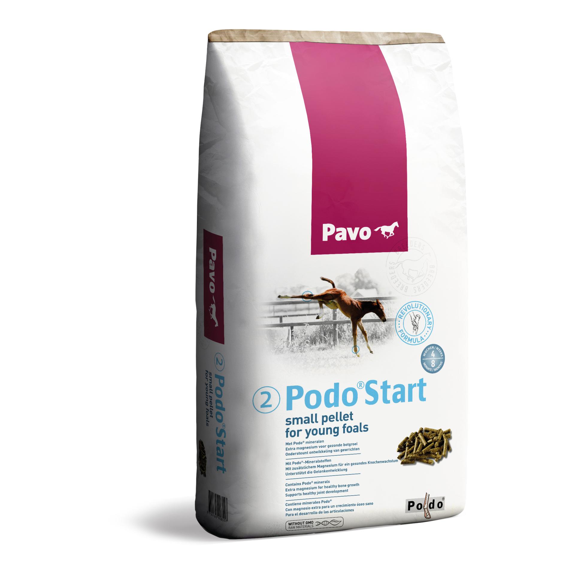 Pavo Pferdefutter Démarrage du Podo