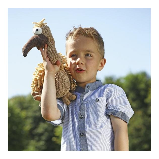 TRIXIE Geier Gustav Plüschtier- braun/beige