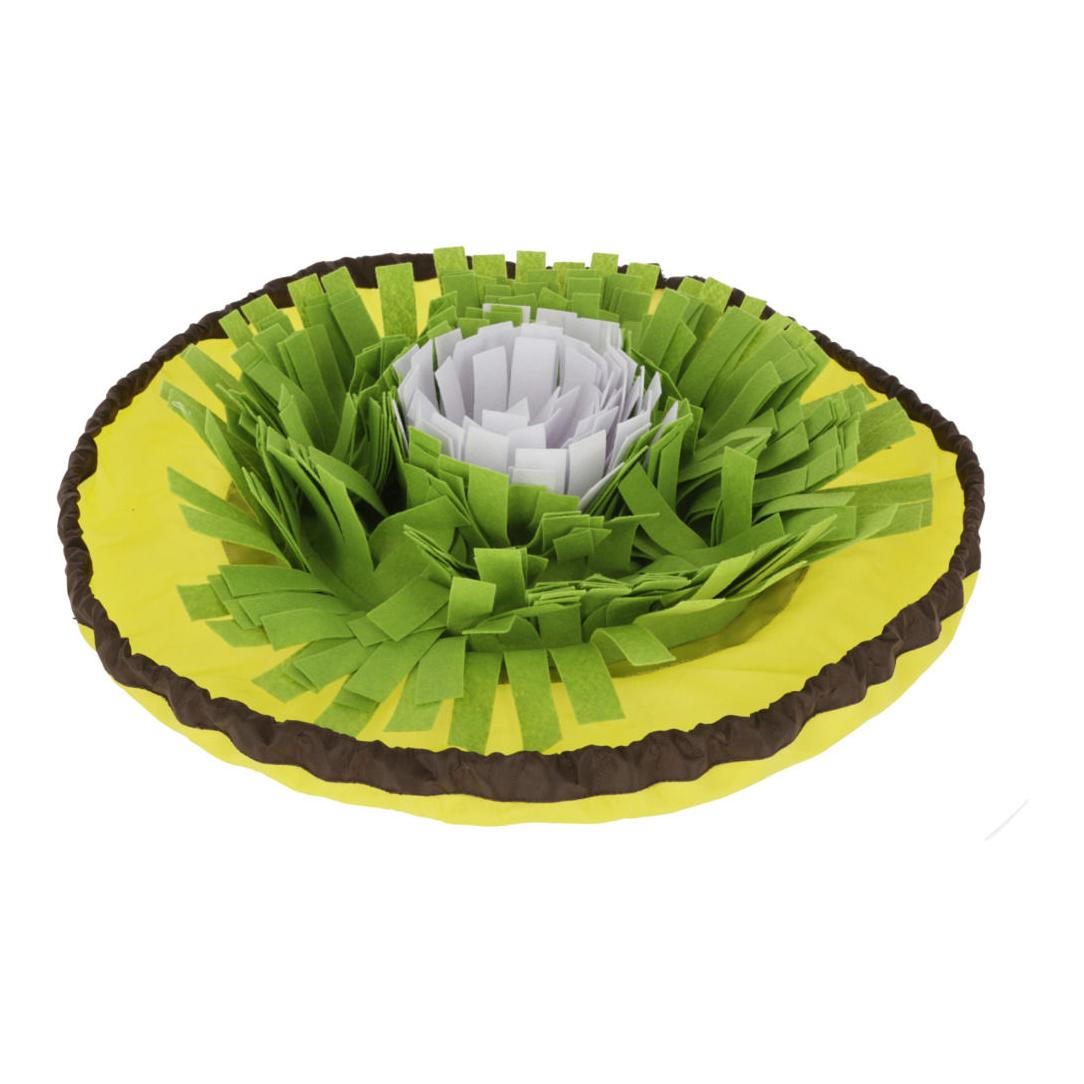 Kerbl Pet Schnüffelteppich Bowl - gelb/grün/weiss