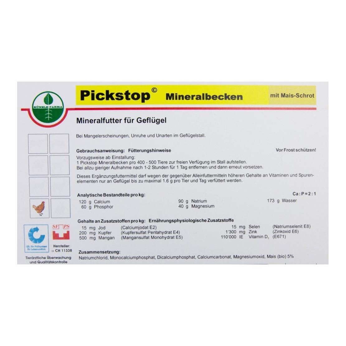 Künzle Farma Pickstop Mineralbecken