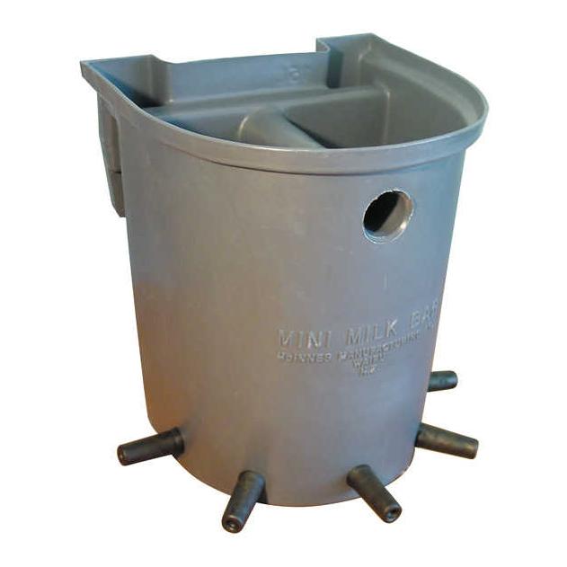 Kälbertränkeeimer Milk Bar 5, 15 l Grau