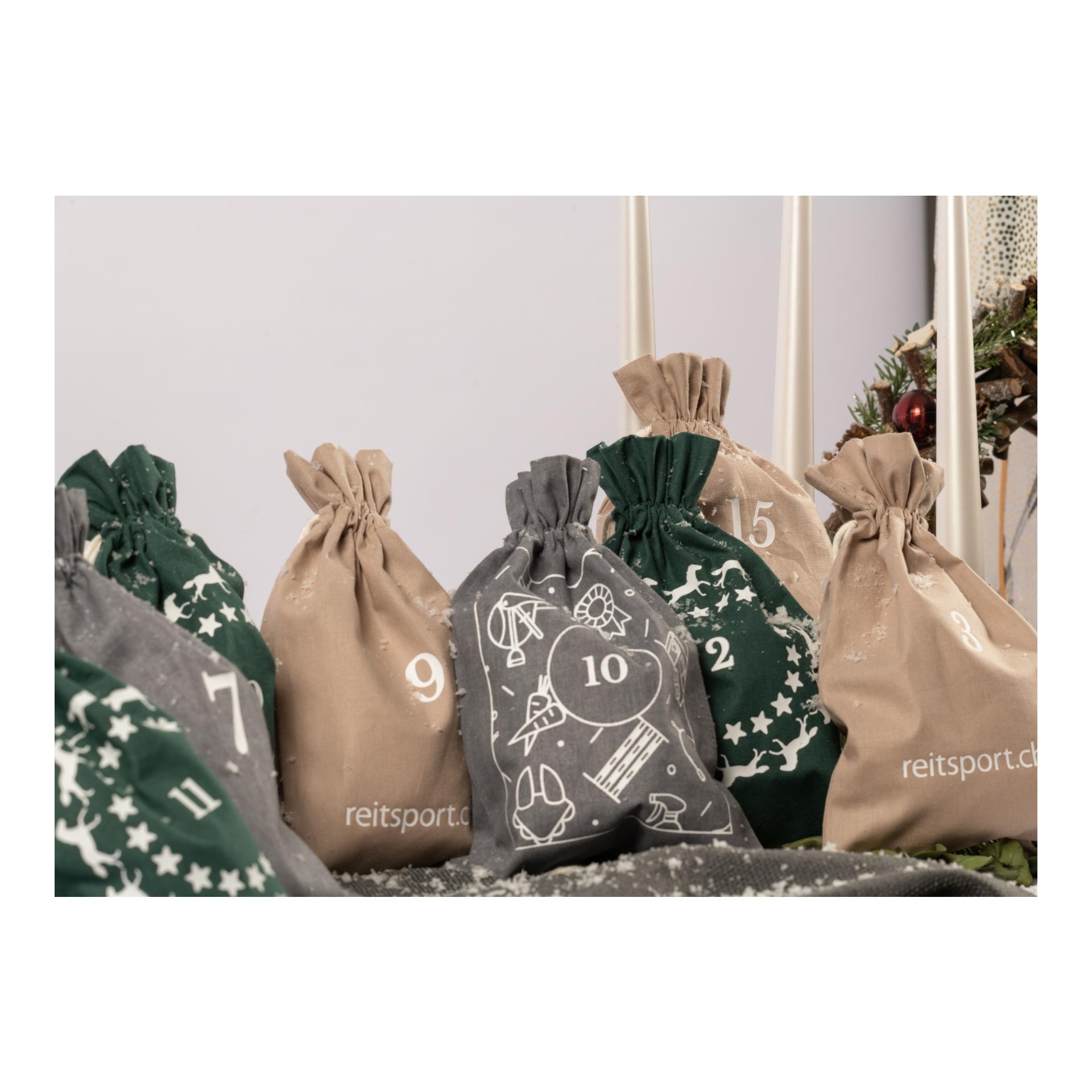 reitsport.ch X-Mas Lot de petits sacs équitation pour calendrier de l’Avent