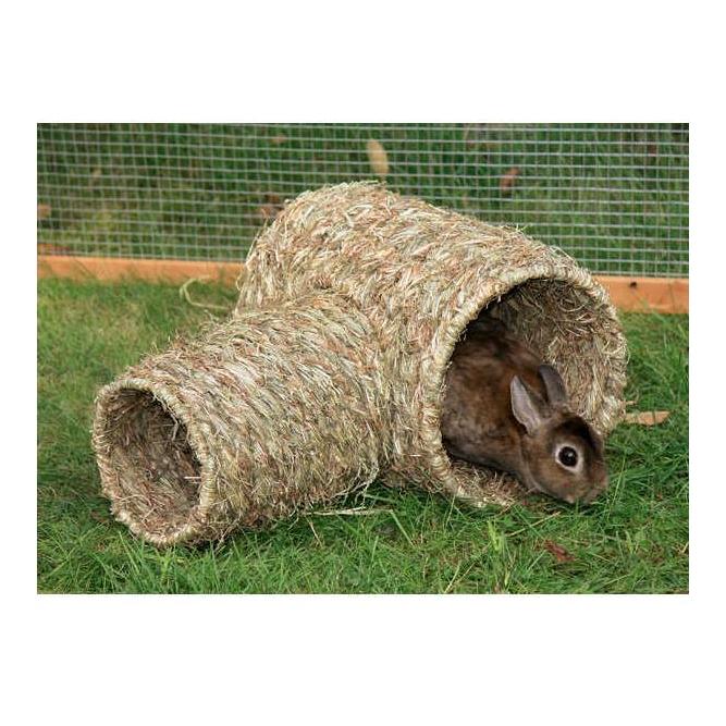 Kerbl Pet Grasröhre 2-teilig Braun