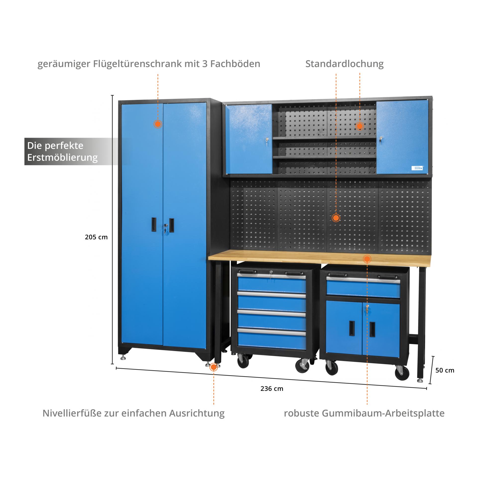 Güde Werkstatteinrichtungs-Set GWS 6-tlg.