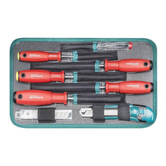 technocraft ABS-Werkzeug-Koffer "PRO MINI 109"