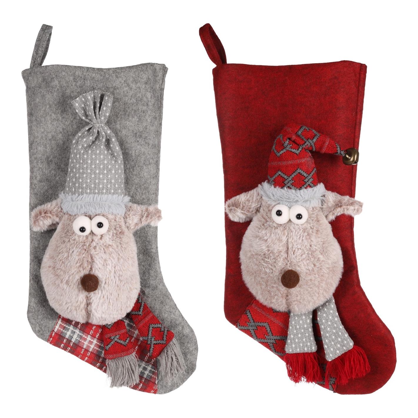 FLAMINGO Weihnachten Spielzeug Renda Rentier Socke Assortiert