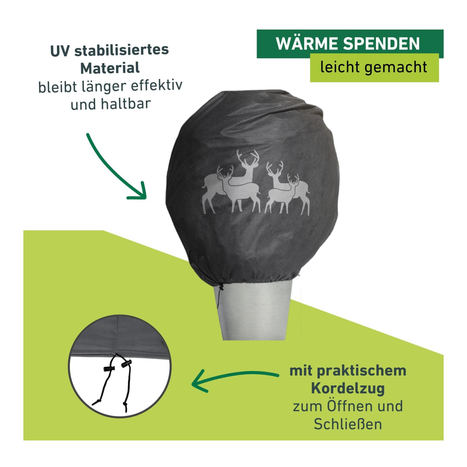 Windhager Winter-Deko-Vlieshaube PROTECT Hirsche