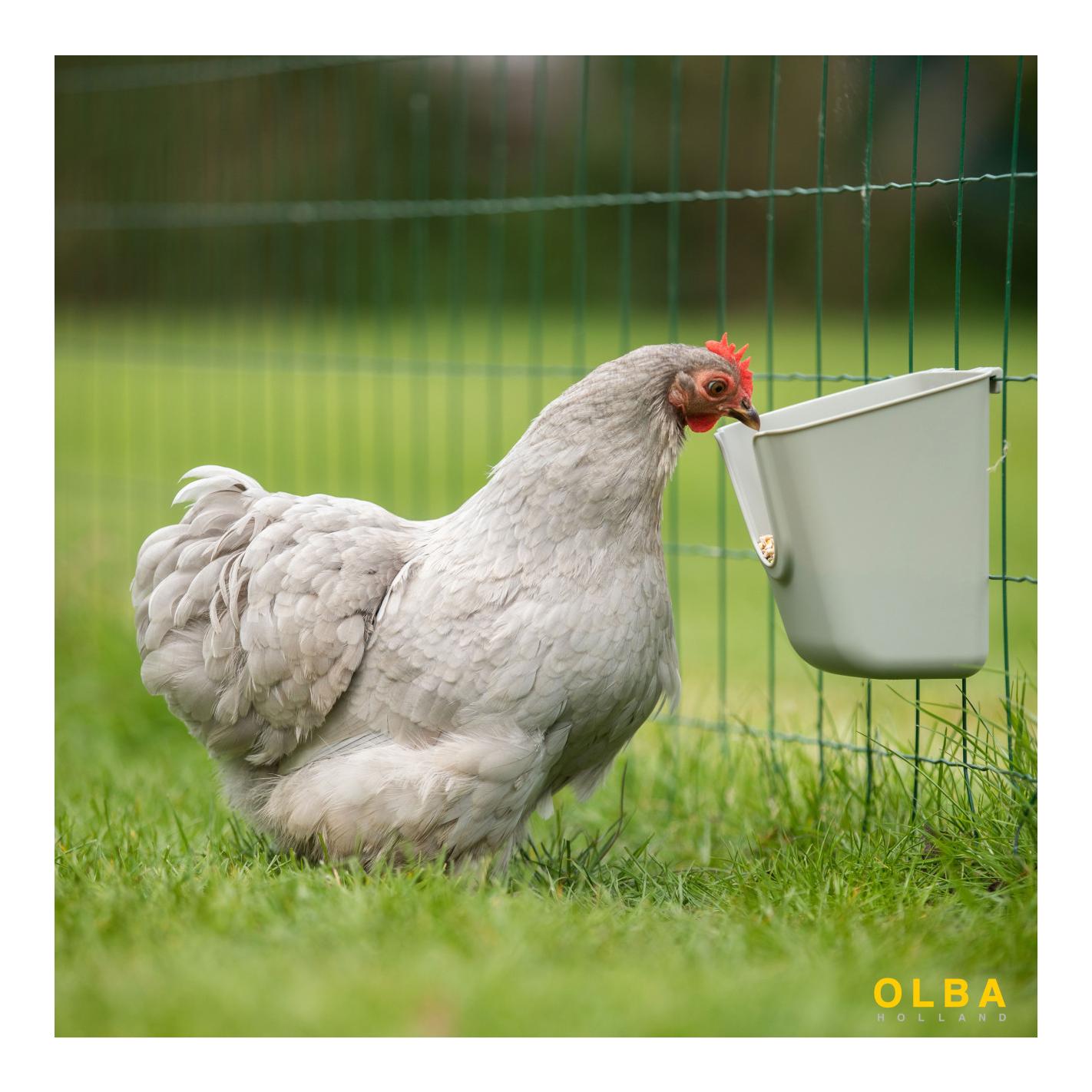 Olba V-Feedr Geflügelfütterung v-förmig - ohne Deckel