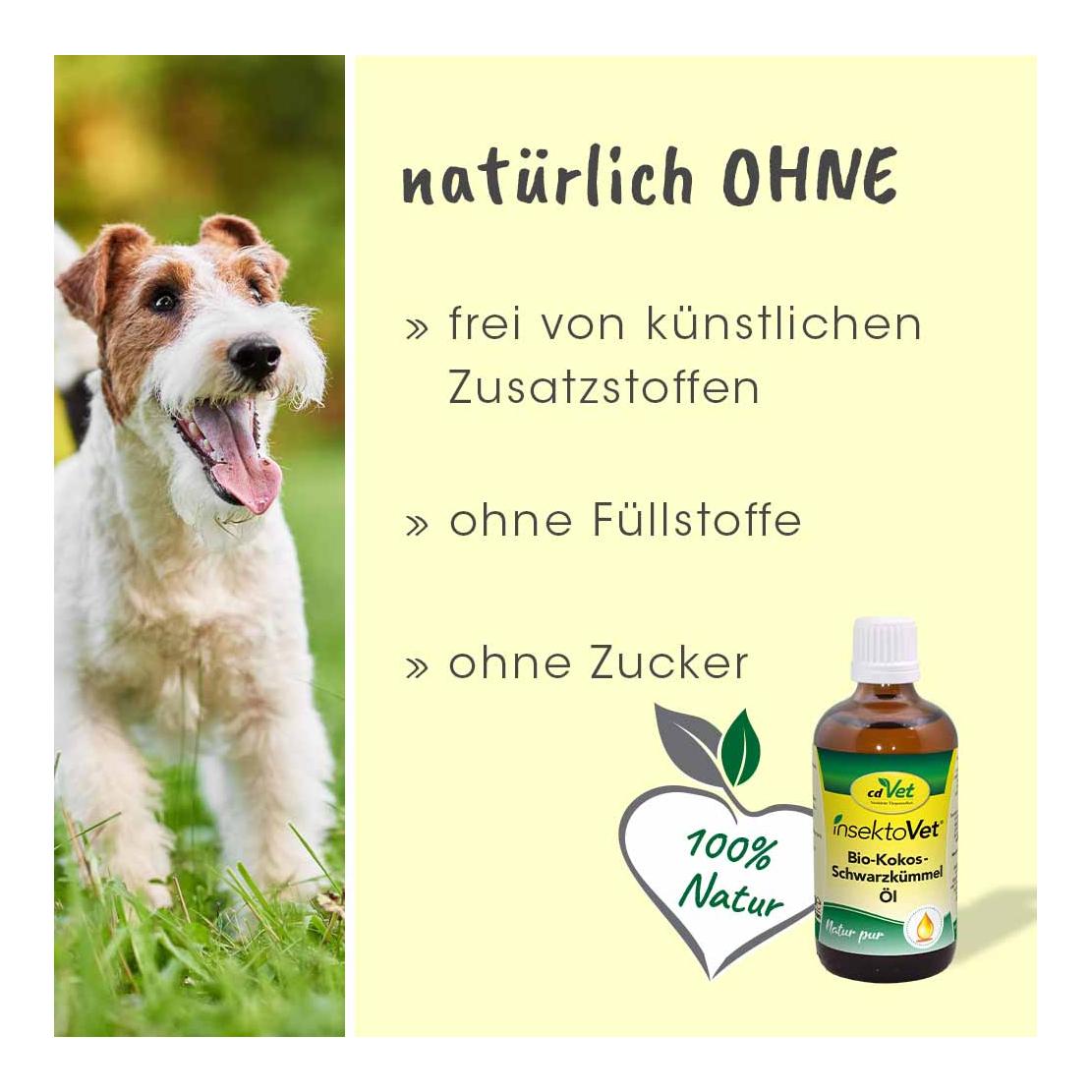 cdVet insektoVet Kokos-Schwarzkümmel-Öl