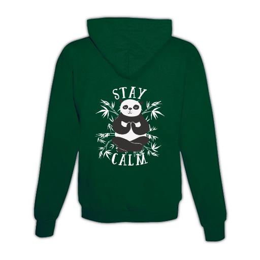 Hoodie mit Zipper Stay calm Unisex