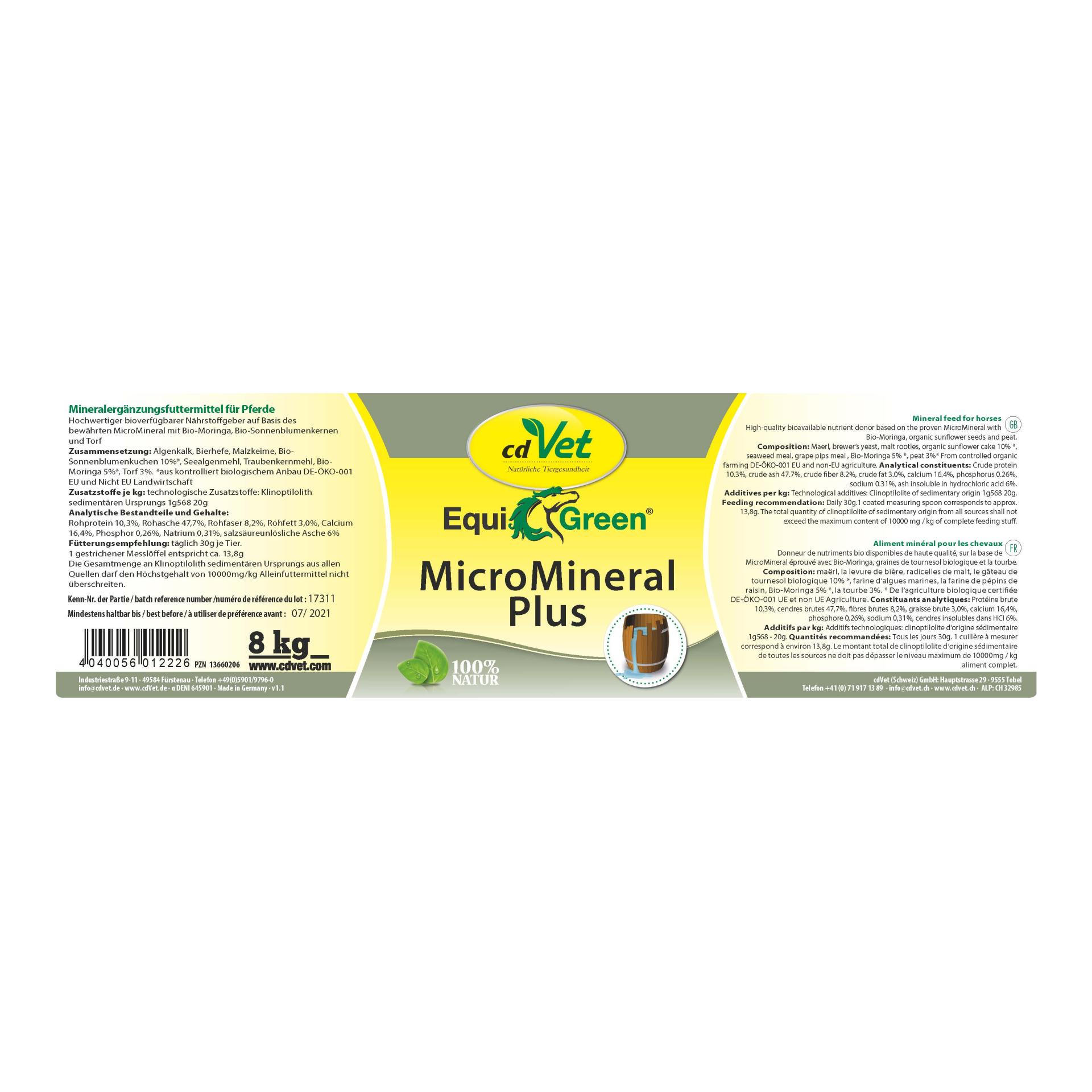 cdVet EquiGreen MicroMineral plus