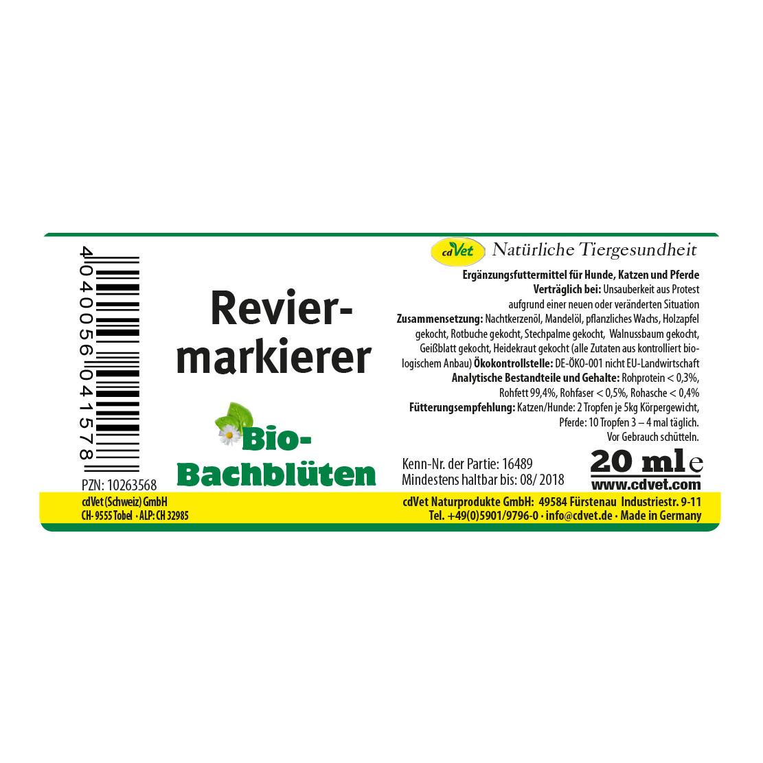 cdVet Bio-Bachblüten Reviermarkierer