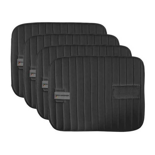 Waldhausen Bandagierkissen mit Klett 4er Set - schwarz
