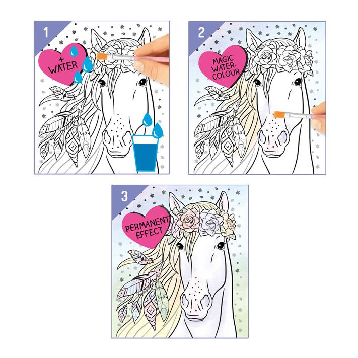 Miss Melody Wasserfarben Malbuch