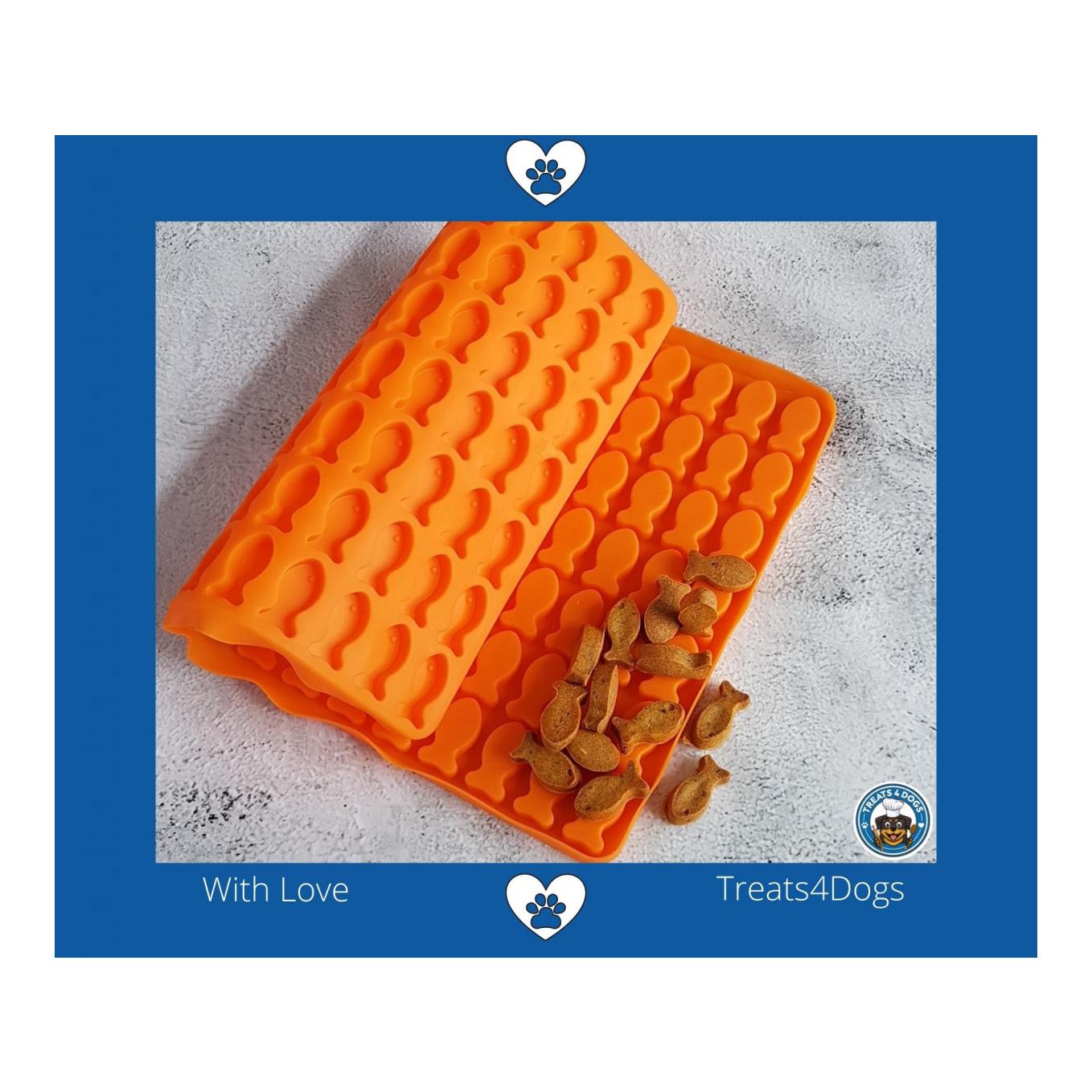 all4dogs Tapis de cuisson moyen TREATS4DOGS poissons deux pièces