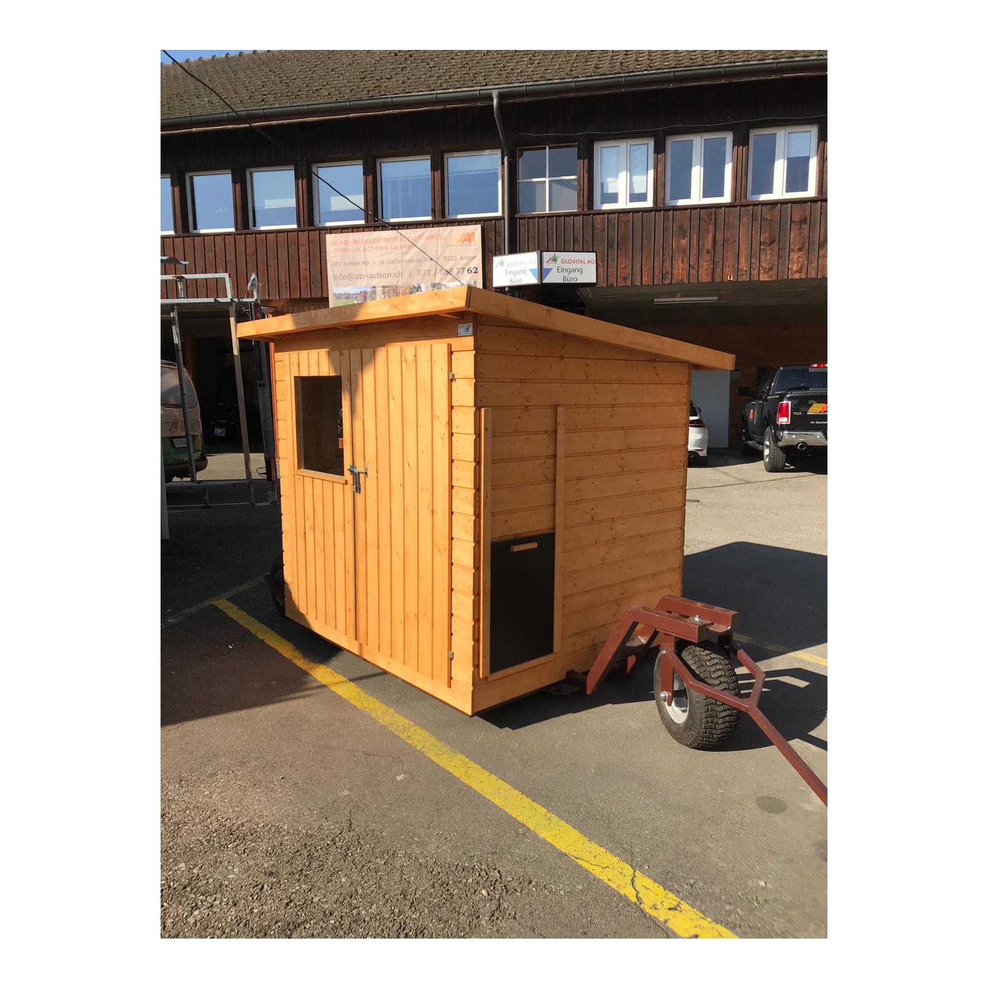 Hauptner Kleintierstall mit mobilem Unterbau