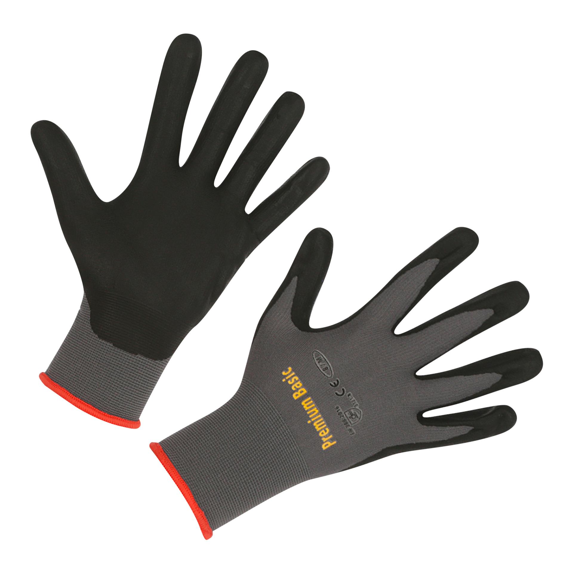 Kerbl Arbeitshandschuh Premium Basic - grau